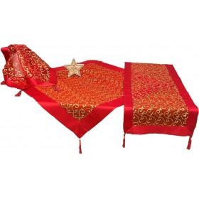 Linea Home Χριστουγεννιάτικο Καρέ Σετ 7 Τμχ. Linea Home Χριστουγεννιάτικο Καρέ Σετ 7 Τμχ.