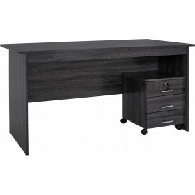 Γραφείο Ξύλινο Μαύρο 150x71x74.5εκ.Κωδικός: HM10337.01 