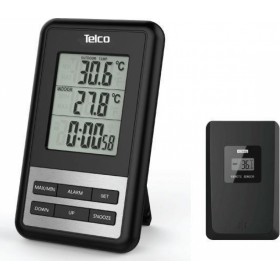 Telco E0103T Θερμόμετρo Επιτραπέζιο για Χρήση σε Εσωτερικό & Εξωτερικό ΧώροΚωδικός: 03.107  Telco E0103T Θερμόμετρo Επιτραπέζιο για Χρήση σε Εσωτερικό & Εξωτερικό ΧώροΚωδικός: 03.107