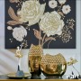 Inart Διακοσμητικό Βάζο Κεραμικό Χρυσό 19x12x36cmΚωδικός: 3-70-498-0039 