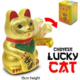 Διακοσμητική Γάτα Feng Shui 2021 Γάτα Καλοτυχίας 15cm 15cm