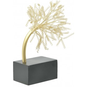 Inart Διακοσμητικό Χώρου Δέντρο από Μέταλλο Χρυσό 34x23x42cm Inart Διακοσμητικό Χώρου Δέντρο από Μέταλλο Χρυσό 34x23x42cm