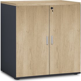 Ντουλάπι Γραφείου Lotus 80x40x80cm Φυσικό / ΑνθρακίΚωδικός: 069-000019  Ντουλάπι Γραφείου Lotus 80x40x80cm Φυσικό / ΑνθρακίΚωδικός: 069-000019