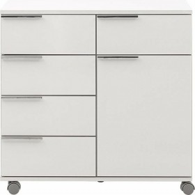 Συρταριέρα Γραφείου Chad 84x44x81cm Λευκό GlossΚωδικός: 039-000138  Συρταριέρα Γραφείου Chad 84x44x81cm Λευκό GlossΚωδικός: 039-000138