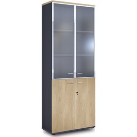 Ντουλάπα Γραφείου Lotus 80x40x200cm Φυσικό / ΑνθρακίΚωδικός: 069-000022  Ντουλάπα Γραφείου Lotus 80x40x200cm Φυσικό / ΑνθρακίΚωδικός: 069-000022