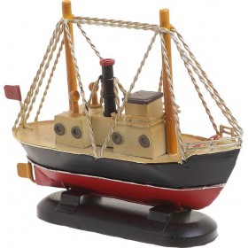 Inart Διακοσμητικό Καράβι Μεταλλικό 15.5x4.5x12cmΚωδικός: 3-70-726-0261  Inart Διακοσμητικό Καράβι Μεταλλικό 15.5x4.5x12cmΚωδικός: 3-70-726-0261