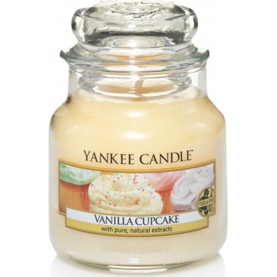 Yankee Candle Αρωματικό Κερί σε Βάζο Vanilla Cupcake 10.7x12.8cm 411gr