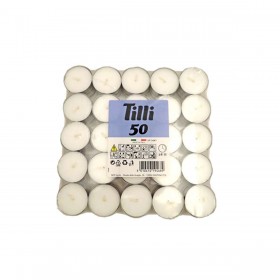 Art et Lumiere Ρεσώ σε Λευκό χρώμα (έως 4 Ώρες Καύσης ) 50τμχ