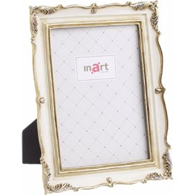 Inart Κορνίζα Μεταλλική 13x18cm με Λευκό Πλάισιο 2τμχ Inart Κορνίζα Μεταλλική 13x18cm με Λευκό Πλάισιο 2τμχ