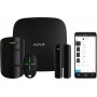 Ajax Systems Ασύρματο Σύστημα Συναγερμού WiFi Hub Plus Kit Μαύρο