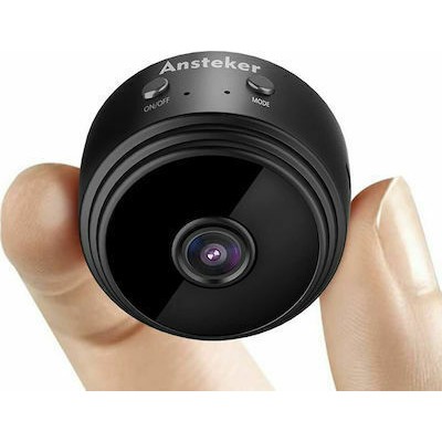 Κρυφή Κάμερα Παρακολούθησης με Υποδοχή για Κάρτα Μνήμης Mini Ασύρματη IP WiFi 720p HD με Μπαταρία BS-00224