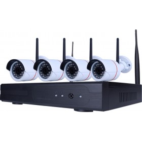 Ολοκληρωμένο Σύστημα CCTV Wi-Fi με 4 Ασύρματες Κάμερες SRS1558