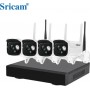 Sricam Ολοκληρωμένο Σύστημα CCTV με 4 Ασύρματες Κάμερες NVS-001