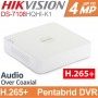Hikvision DS-7108HQHI-K1S Καταγραφικό HVR 8 Καναλιών με Ανάλυση Full HD+