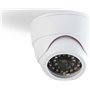 Nedis Ψεύτικη Κάμερα Παρακολούθησης Τύπου Dome Λευκή DUMCD30WT