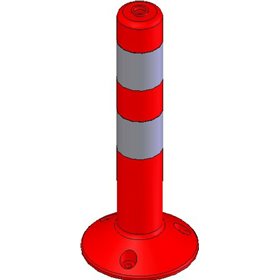 Doorado Κολωνάκι Σήμανσης Πλαστικό Απλό 45cm PARK-DH-FP-1-45