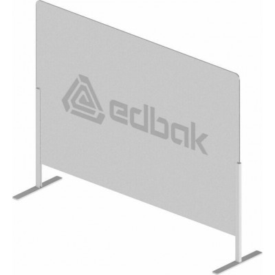 Edbak Προστατευτικό / Διαχωριστικό Γραφείου ΡS-2-L Plexiglass 75x75cm