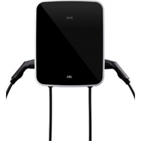 Abl-Sursum Επιτοίχιος Σταθμός Φόρτισης eMH3 Twin Slave Τριφασικός 22kW 32A με Δύο Καλώδια Φόρτισης Τύπου 2 3W2226