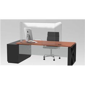 Προστατευτικό γκισέ γραφειου plexiglass 120X25X67 3mm