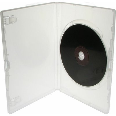 MediaRange DVD Box BOX25-M για 1 Δίσκο σε Διάφανο Χρώμα 50τμχ