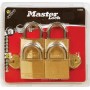 Master Lock 130EURQNOP Λουκέτο Πέταλο με Κλειδί 30mm 4τμχ 130430112