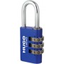 Hugo Locks PA30 Λουκέτο Πέταλο Συνδυασμού Μπλε 60307