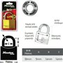 Master Lock 130EURD Λουκέτο Πέταλο με Κλειδί 30mm 130030112