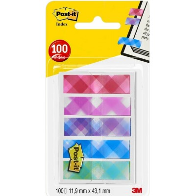 3M Post-it 12x43mm 5 Χρώματα x 20 Φύλλα