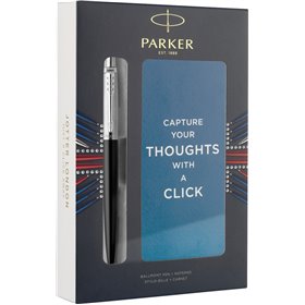 Parker Σετ Γραφείου με Σημειωματάριο και Στυλό Jotter Core Bond Street Black CT 2τμχ Parker Σετ Γραφείου με Σημειωματάριο και Στυλό Jotter Core Bond Street Black CT 2τμχ