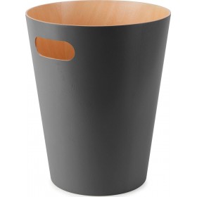 Umbra Ξύλινο Καλάθι Αχρήστων Woodrow 7.5lt Γκρι 23x22.9x28cm Umbra Ξύλινο Καλάθι Αχρήστων Woodrow 7.5lt Γκρι 23x22.9x28cm