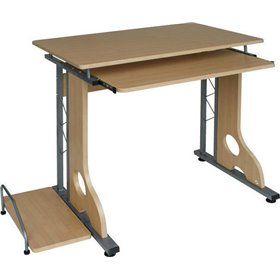 Γραφείο Υπολογιστή Ξύλινο με Μεταλλικά Πόδια Ασημί / Φυσικό 100x50x75εκ.Κωδικός: 12.0055  Γραφείο Υπολογιστή Ξύλινο με Μεταλλικά Πόδια Ασημί / Φυσικό 100x50x75εκ.Κωδικός: 12.0055