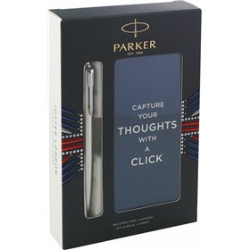 Parker Σετ Γραφείου με Σημειωματάριο και Στυλό Jotter Ballpoint Stainless Steel CT Parker Σετ Γραφείου με Σημειωματάριο και Στυλό Jotter Ballpoint Stainless Steel CT