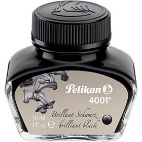 Pelikan 4001 Ανταλλακτικό Μελάνι για Πένα σε Μαύρο χρώμα 30ml