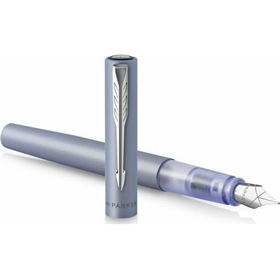 Parker Vector XL Πένα Γραφής M Silver-Blue CT