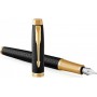 Parker I.M. Premium Πένα Γραφής Black Gold GT FPen F