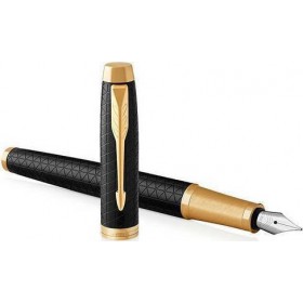 Parker I.M. Premium Πένα Γραφής Black Gold Gt Parker I.M. Premium Πένα Γραφής Black Gold Gt