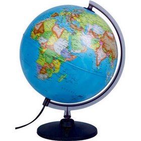 Διακάκης Υδρόγειος Σφαίρα με Φως Διαμέτρου 30cm στα Ελληνικά σε Γαλάζιο χρώμα Διακάκης Υδρόγειος Σφαίρα με Φως Διαμέτρου 30cm στα Ελληνικά σε Γαλάζιο χρώμα