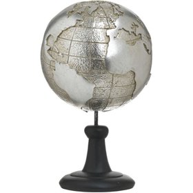 Inart Υδρόγειος Σφαίρα Διαμέτρου 21cm και Ύψους 34cm