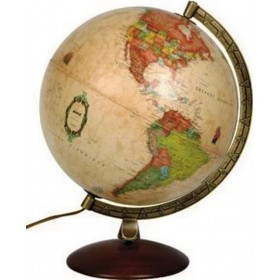 Διακάκης Υδρόγειος Σφαίρα με Φως Διαμέτρου 30cm στα Ελληνικά σε Μπεζ χρώμα Διακάκης Υδρόγειος Σφαίρα με Φως Διαμέτρου 30cm στα Ελληνικά σε Μπεζ χρώμα