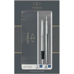 Parker Jotter Σετ Στυλό με Πένα Stainless Steel CT Parker Jotter Σετ Στυλό με Πένα Stainless Steel CT