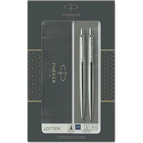 Parker Jotter Σετ Στυλό με Μηχανικό Μολύβι Stainless Steel CT Parker Jotter Σετ Στυλό με Μηχανικό Μολύβι Stainless Steel CT