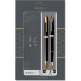 Parker Sonnet Σετ Στυλό με Πένα Laque Black Parker Sonnet Σετ Στυλό με Πένα Laque Black