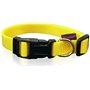 Pet Interest Plain Line Κολάρο Σκύλου σε Κίτρινο χρώμα Medium 20mm x 32 - 50cm