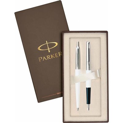 Parker Jotter Σετ Στυλό με Πένα White CT