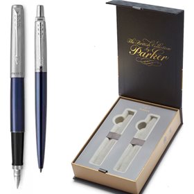 Parker Jotter Σετ Στυλό με Πένα Stainless Street Blue Parker Jotter Σετ Στυλό με Πένα Stainless Street Blue