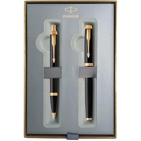 Parker IM Core Σετ Στυλό με Πένα Laque Black GT Parker IM Core Σετ Στυλό με Πένα Laque Black GT