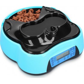 Navaris Αυτόματη Διανομέας Φαγητού με Χρονοδιακόπτη για 4 Γεύματα 1.6L Blue/Black Navaris Αυτόματη Διανομέας Φαγητού με Χρονοδιακόπτη για 4 Γεύματα 1.6L Blue/Black