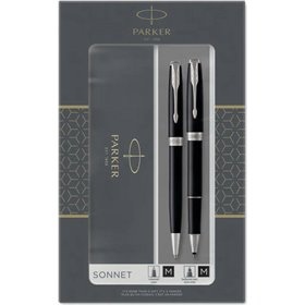 Parker Sonnet Core Duo Σετ Στυλό Laque Black Parker Sonnet Core Duo Σετ Στυλό Laque Black