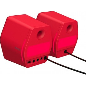 Edifier G2000 RGB Ασύρματα Ηχεία Υπολογιστή 2.0 με RGB Φωτισμό και Bluetooth Ισχύος 32W σε Κόκκινο Χρώμα Edifier G2000 RGB Ασύρματα Ηχεία Υπολογιστή 2.0 με RGB Φωτισμό και Bluetooth Ισχύος 32W σε Κόκκινο Χρώμα