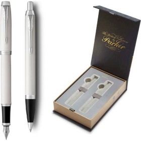 Parker IM Core Σετ Στυλό με Πένα White CT Parker IM Core Σετ Στυλό με Πένα White CT